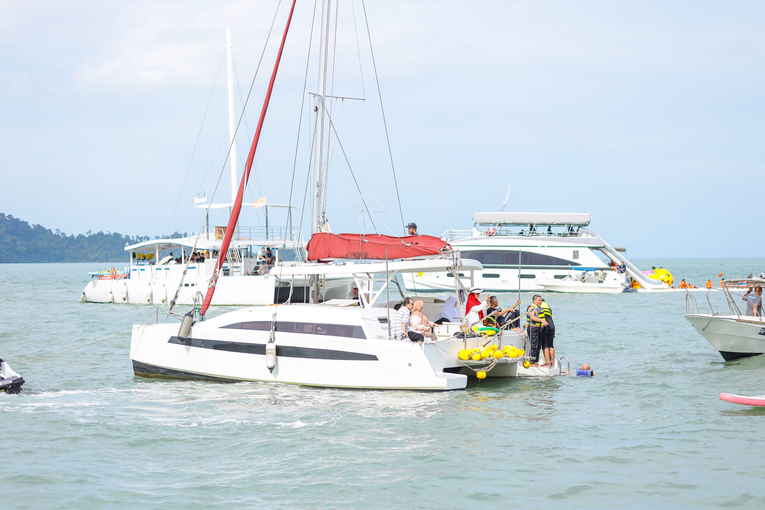 Rubylite Sailboat Sunset Cruise — Open-Air Spacious Front Deck, Langkawi